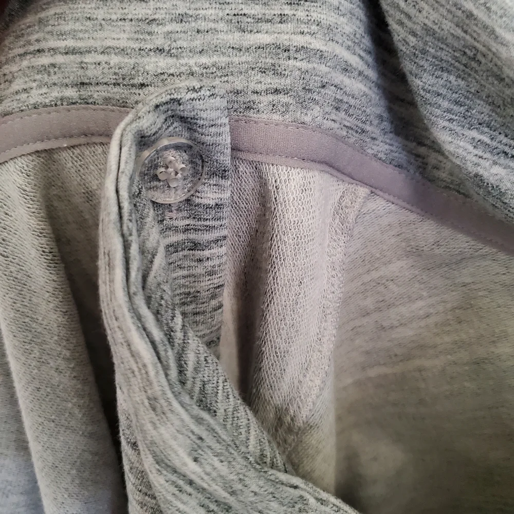 Womens XXL Danskin Heather Gray Cowl Neck Sweater